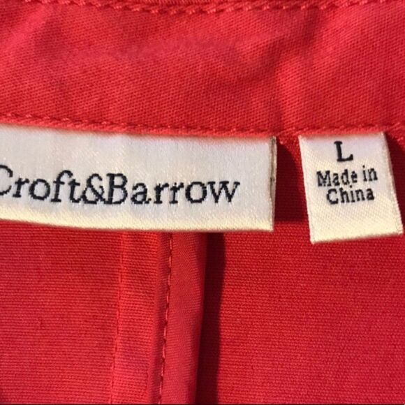 Croft & Barrow Salmon Jacket LARGE NWT - Picture 6 of 8